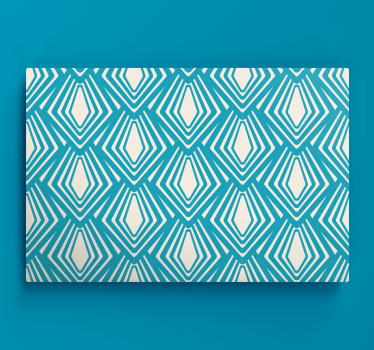 Geometrische wandbilder im diamantmuster - TenStickers