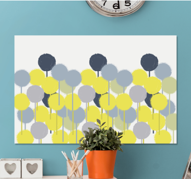 Geometrische wandbilder im kreisförmigen design - TenStickers