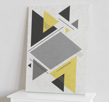 Geometrische wandbilder in geometrischer anordnung - TenStickers