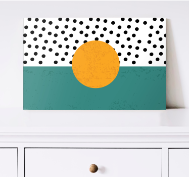 Geometrische wandbilder mit mutigem design - TenStickers