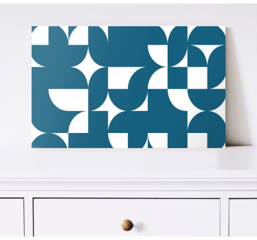 Geometrische wandbilder moderne formenfusion - TenStickers