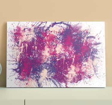 Leinwandbild abstrakt dynamischer farbensplash - TenStickers
