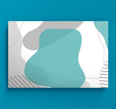 Leinwandbild abstrakt fluidformen entdeckung - TenStickers