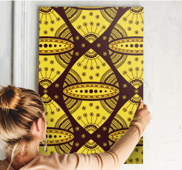 Leinwandbild abstrakt geometrische anordnung - TenStickers