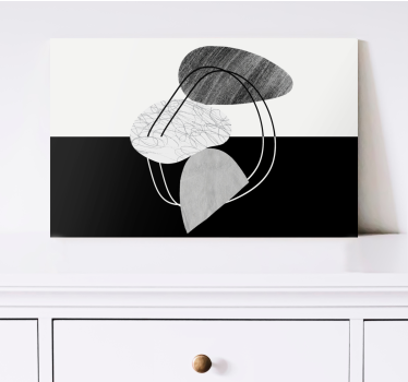 Leinwandbild abstrakt geometrische formen fusion - TenStickers