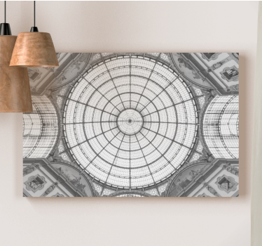 Leinwandbild abstrakt geometrisches deckendesign - TenStickers