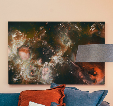 Leinwandbild abstrakt kosmische bewegung - TenStickers