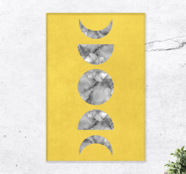 Leinwandbild abstrakt phasen der natur - TenStickers