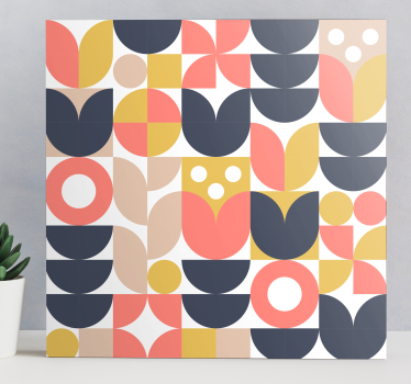 Leinwandbild Geometrie abstrakte geometrische formen - TenStickers