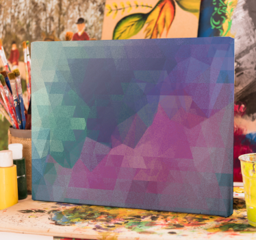 Leinwandbild Geometrie geometrische abstraktion - TenStickers