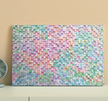 Geometrische Wandbilder mosaik-spektrum - TenStickers