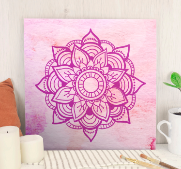 Mandala wandbilder aufwendiges botanisches mandala - TenStickers