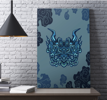 Mandala wandbilder drache inspiriert mandala - TenStickers
