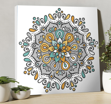Mandala wandbilder mit filigranem mandala design - TenStickers