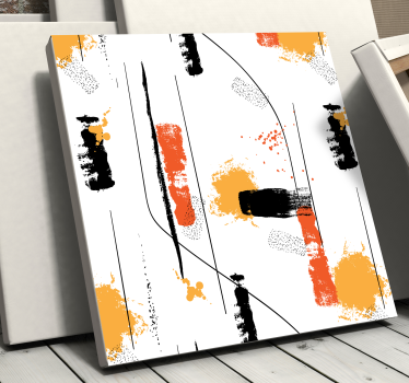 Leinwandbild abstrakt abstrakter expressionismus - TenStickers