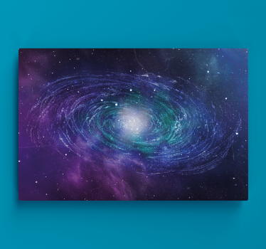 Leinwandbild abstrakt bildung einer galaktischen spirale - TenStickers
