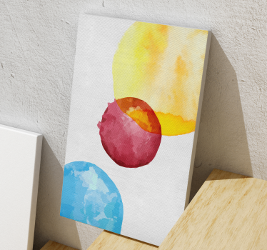 Leinwandbild abstrakt bunte abstrakte kugeln - TenStickers