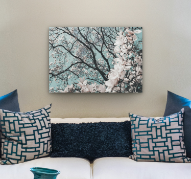 Wandbild Blume Elegante japanische kirschblüte - TenStickers