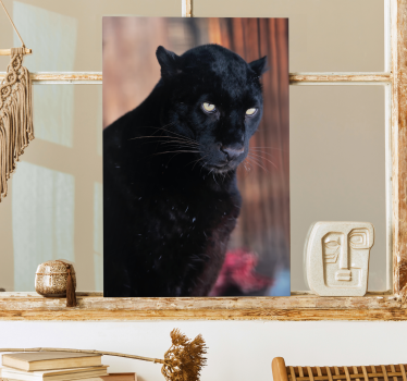 Wandbilder 3D Leopardenpirschen - TenStickers