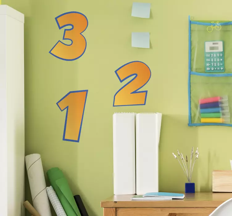 Motorbike Nummer Stickers - TenStickers