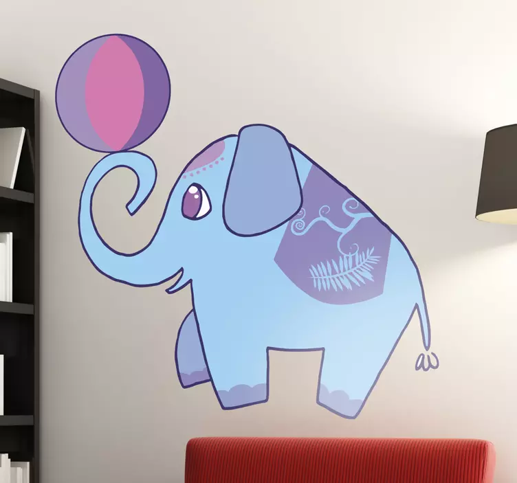 Zirkus Elefant Aufkleber - TenStickers