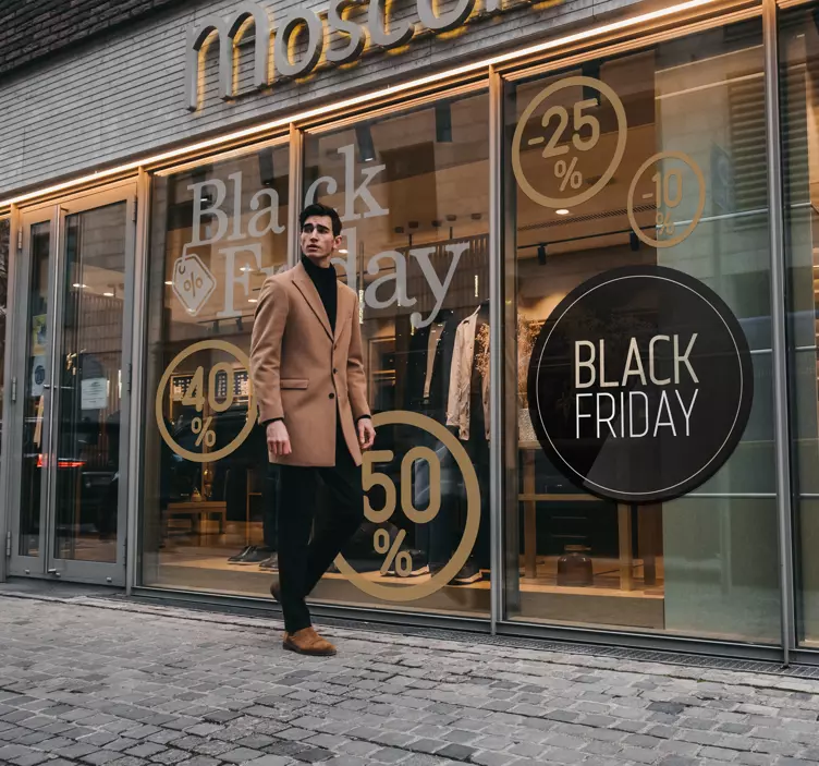 Aufkleber Black Friday Promotion - TenStickers