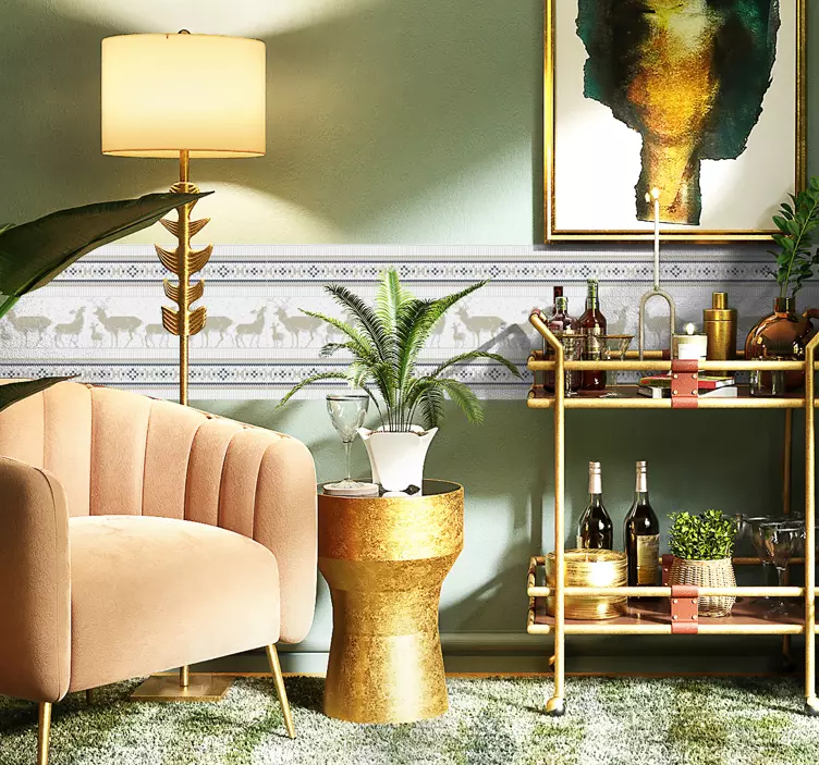 Wandtattoo alpine natur rentier - TenStickers