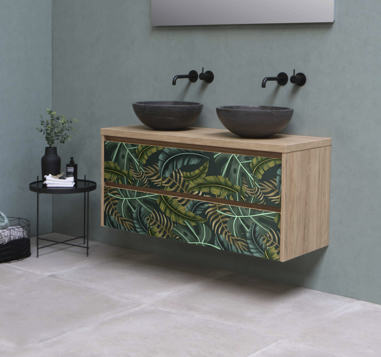 Möbelfolie Tropisches Blatt - TenStickers