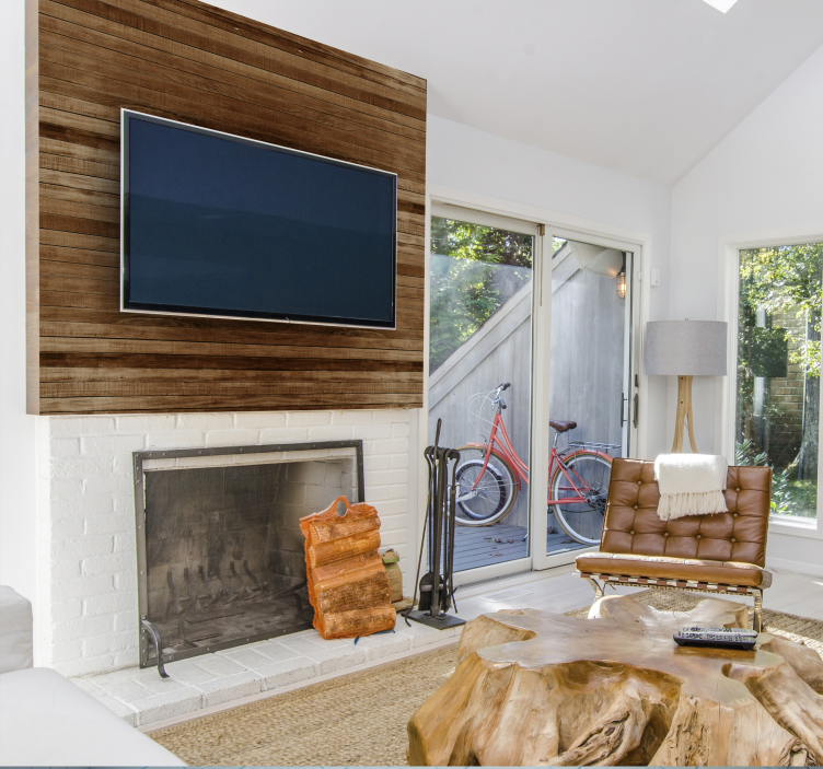 Möbelfolie dünne Holzleisten - TenStickers