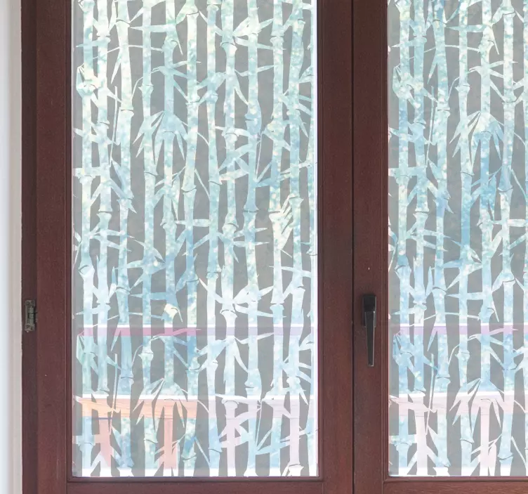 Fensteraufkleber transluzenter Bambus - TenStickers