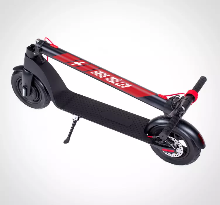 Aufkleber für scooter roller Flagge der Schweiz - TenStickers