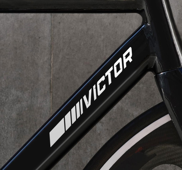 Fahrrad Aufkleber sportlicher Look - TenStickers