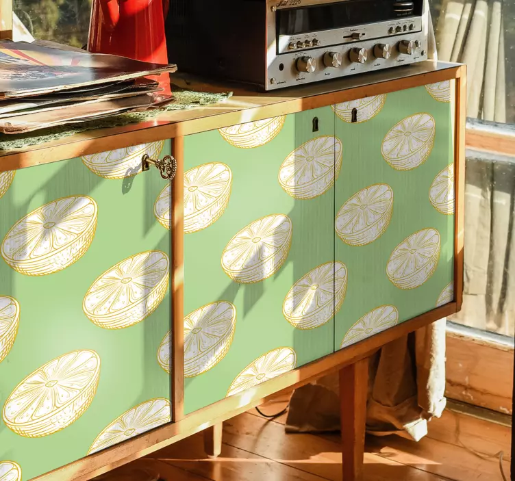 Aufkleber früchte mit zitronenscheiben-motiv - TenStickers