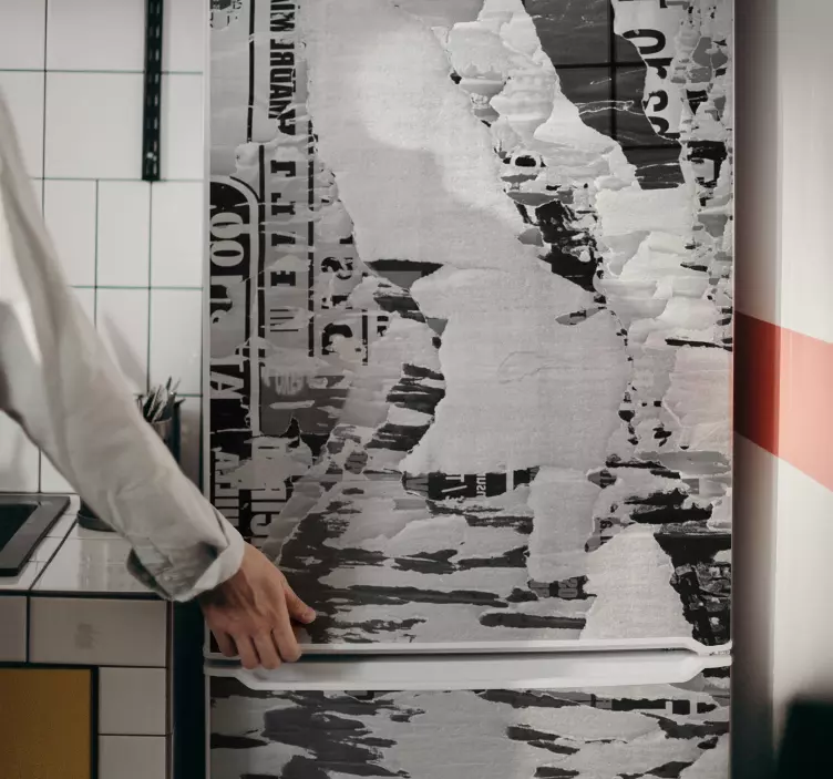 Wandtattoo Textur abstrakte kühlschrankfolie - TenStickers