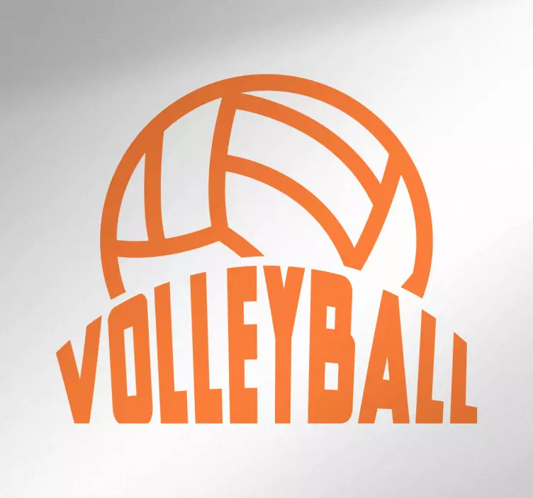 Aufkleber Volleyball - TenStickers