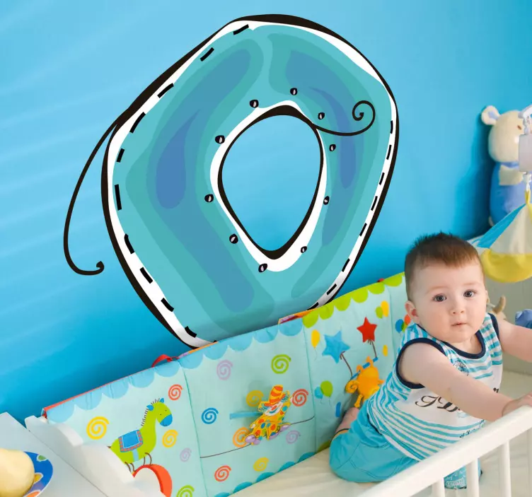 Buchstabe O Aufkleber - TenStickers