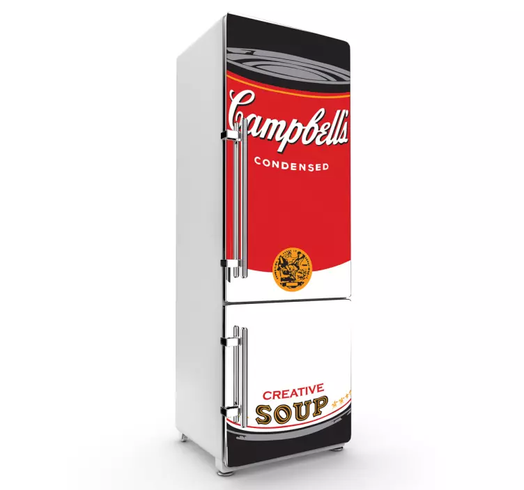 Campbells kühlschrank folie - TenStickers