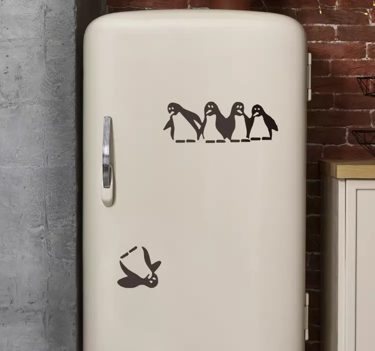 Cayo pinguin Kühlschrank Folie - TenStickers