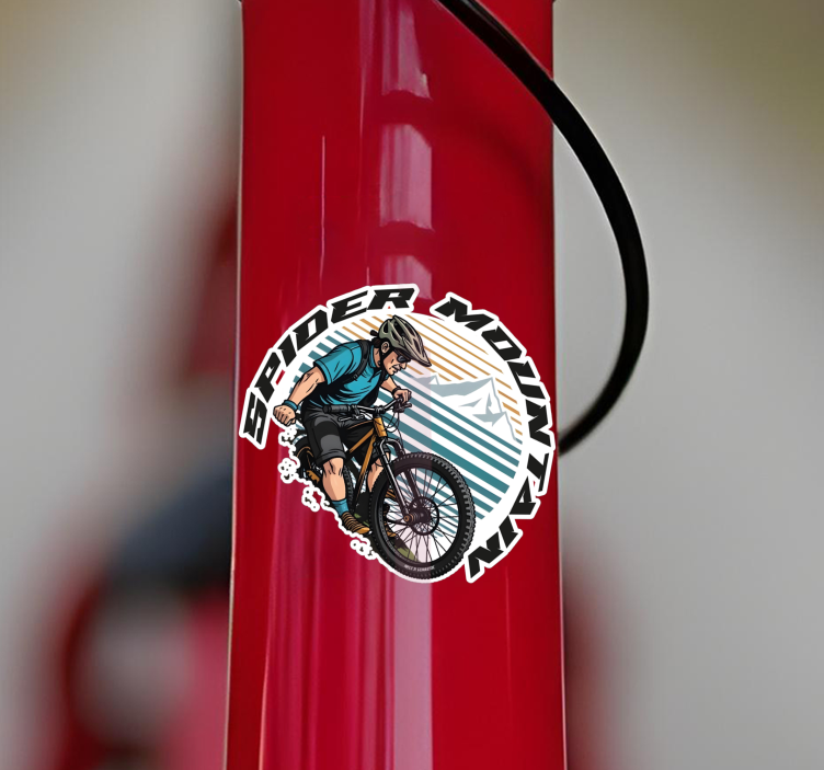 Fahrrad Aufkleber spinnenberg - TenStickers