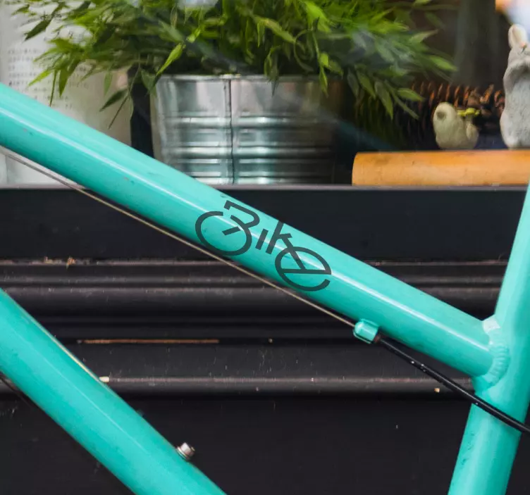 Fahrradaufkleber Dekorativer fahrradtext - TenStickers