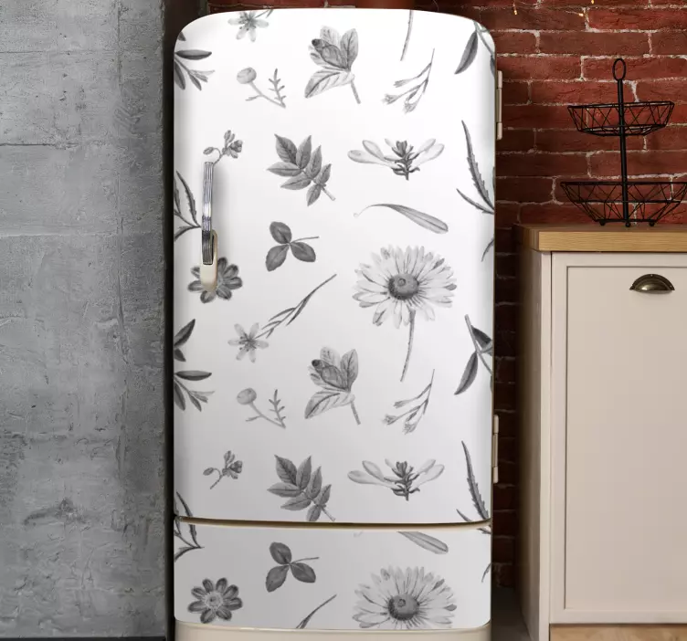 Folie Kühlschrank botanischer beschützer - TenStickers