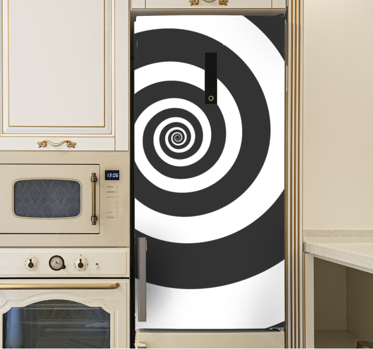 Folie Kühlschrank spiralüberzug - TenStickers