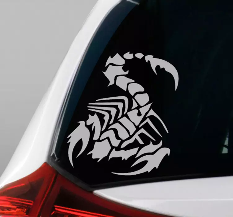Gefährlicher Skorpion Auto Aufkleber - TenStickers