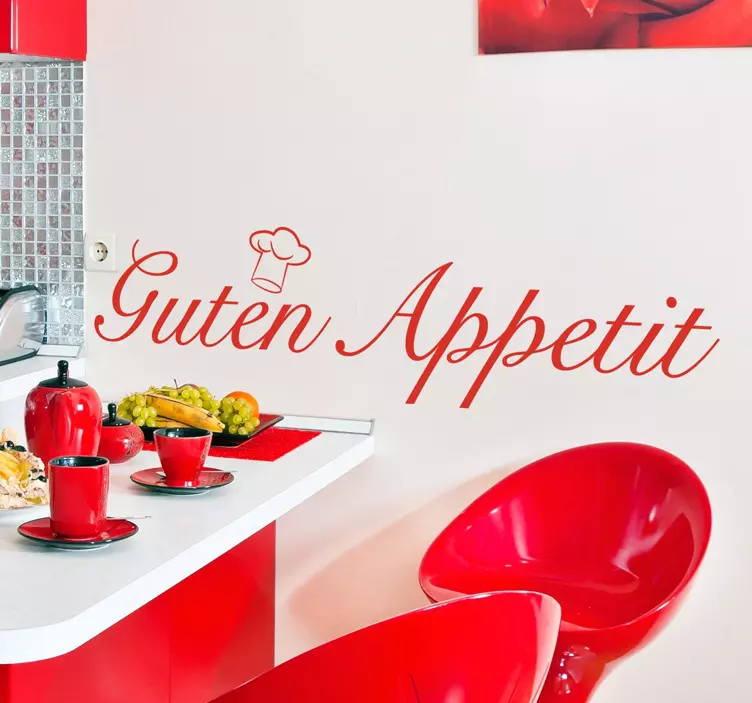 Guten appetit Wandtattoo - TenStickers