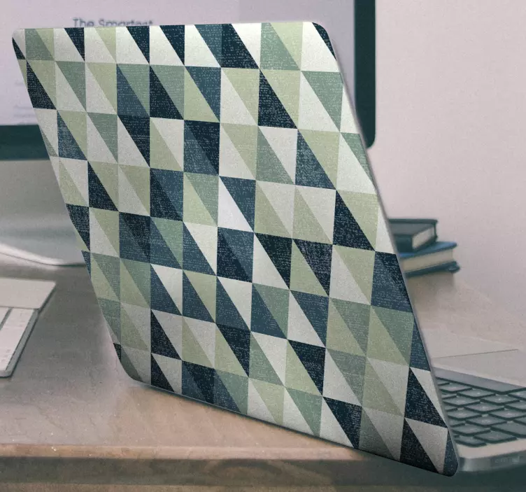 Laptop Aufkleber Zick Zack - TenStickers