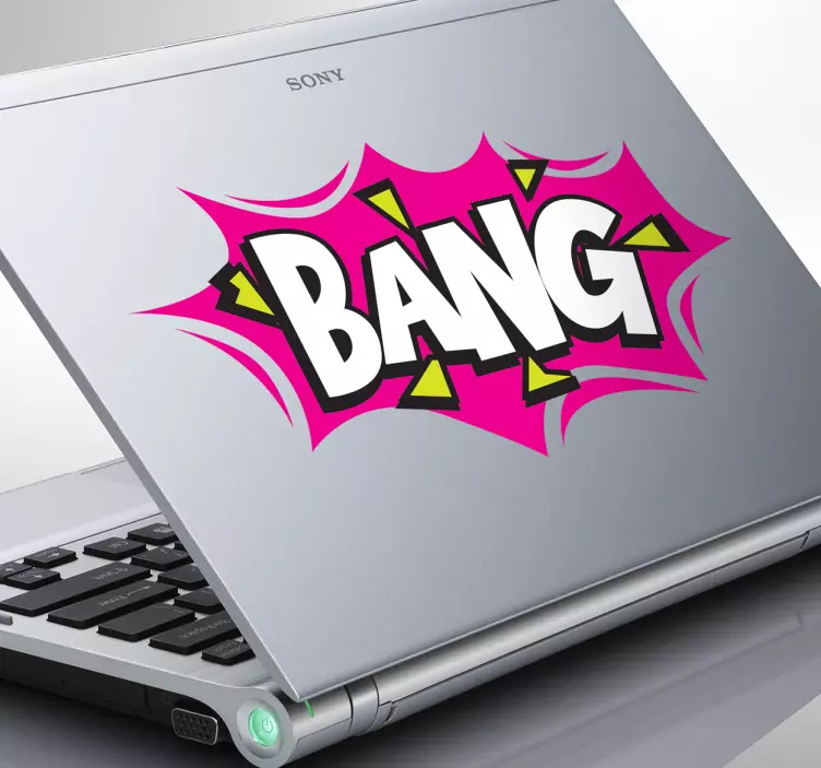 Laptop Bang Aufkleber - TenStickers