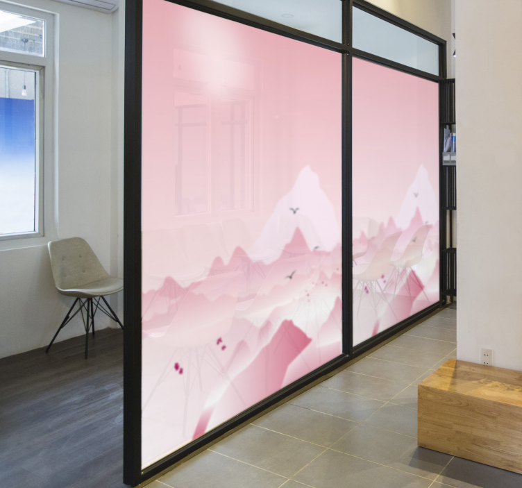 Mattierte Sichtschutzfolie Fenster - TenStickers