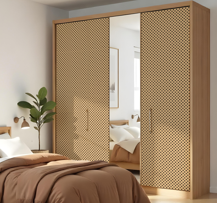 Möbelfolie Punkte Muster - Minimalistisch - TenStickers