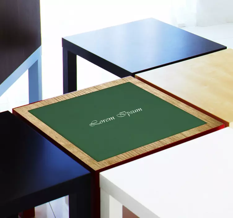 Personalisierbarer Poker Tisch Aufkleber - TenStickers