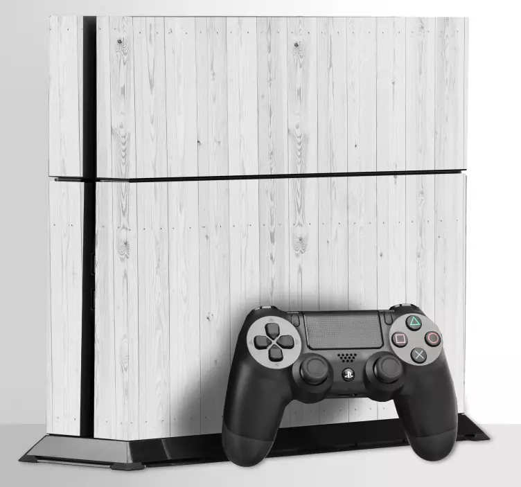 PS4 Skin helles Holz - TenStickers